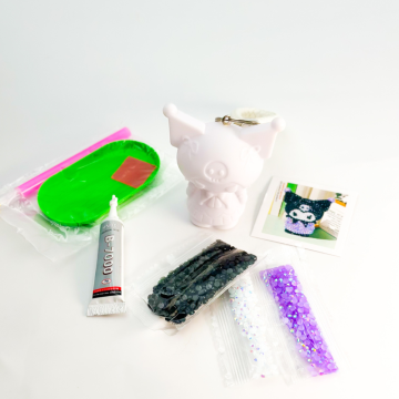 LLAVERO DIAMANTE DIY - KUROMI